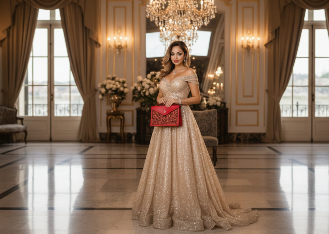 "Madison"strasszköves női kistáska - Image 3