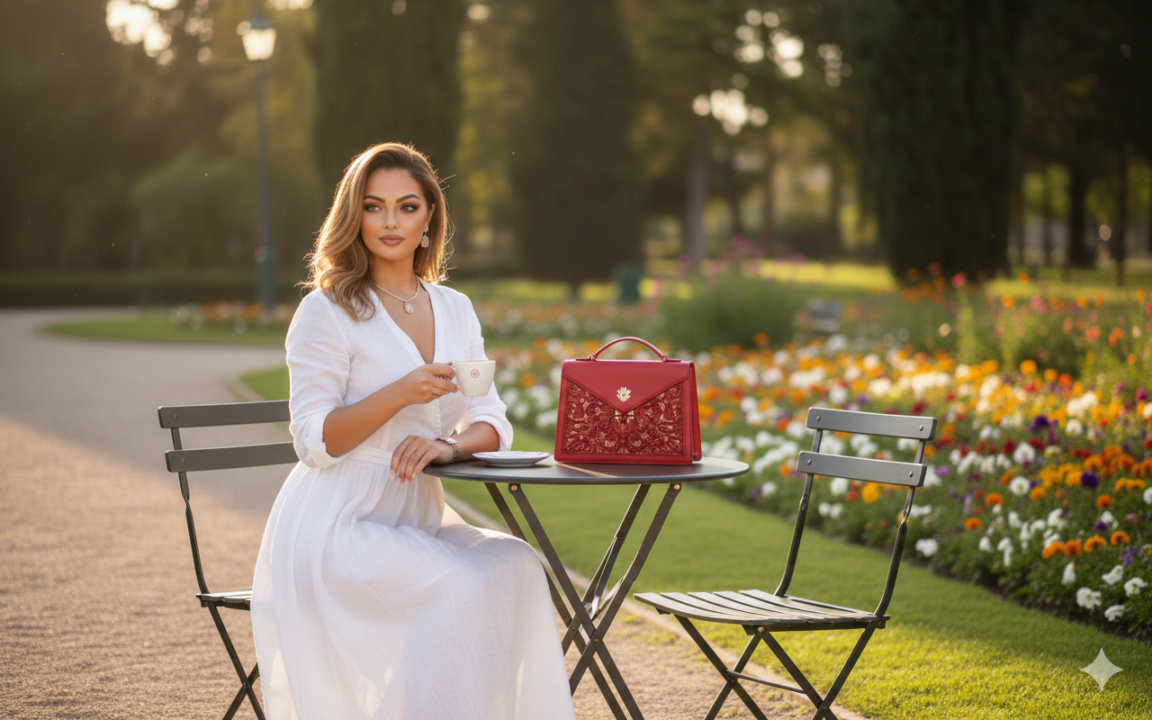 "Madison"strasszköves női kistáska - Image 7